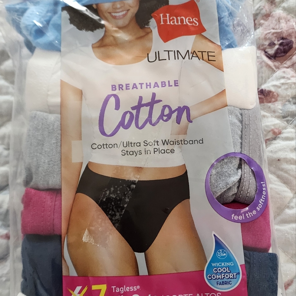 Hanes Ultimate Breathable Cotton Underwear - Multi-Color Pack